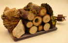49599 - Holzlager mit LED