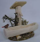 H16 - Brunnen mit Vogel
