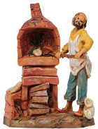 Fontanini 065 71 - Bäcker zu 6,5cm tipo legno