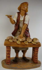 Fontanini 190 366 - Brotverkäufer zu 19cm tipo legno