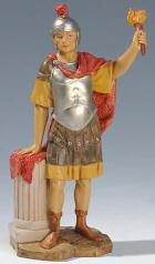 Fontanini 190 360 - Legionär mit Fackel zu 19cm tipo legno