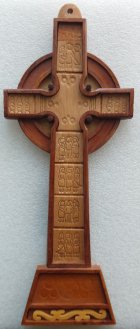 Holzkreuz keltisch, 25,5cm hoch