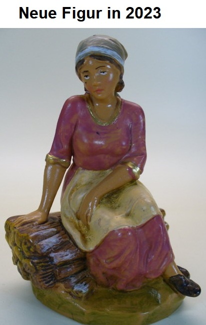       Fontanini 120 714 - Frau auf Reisigbündel zu 12cm tipo legno